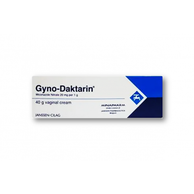 GYNO - DAKTARIN 2% ( MICONAZOLE ) VAGINAL CREAM 40 GM